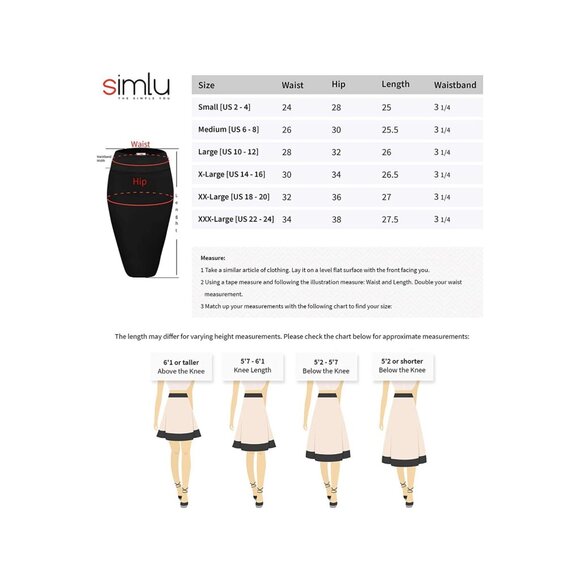 🍒 2/$20 🍒 Scuba Pencil Medium Mocha Bodycon Skirt Like New - Picture 3 of 3